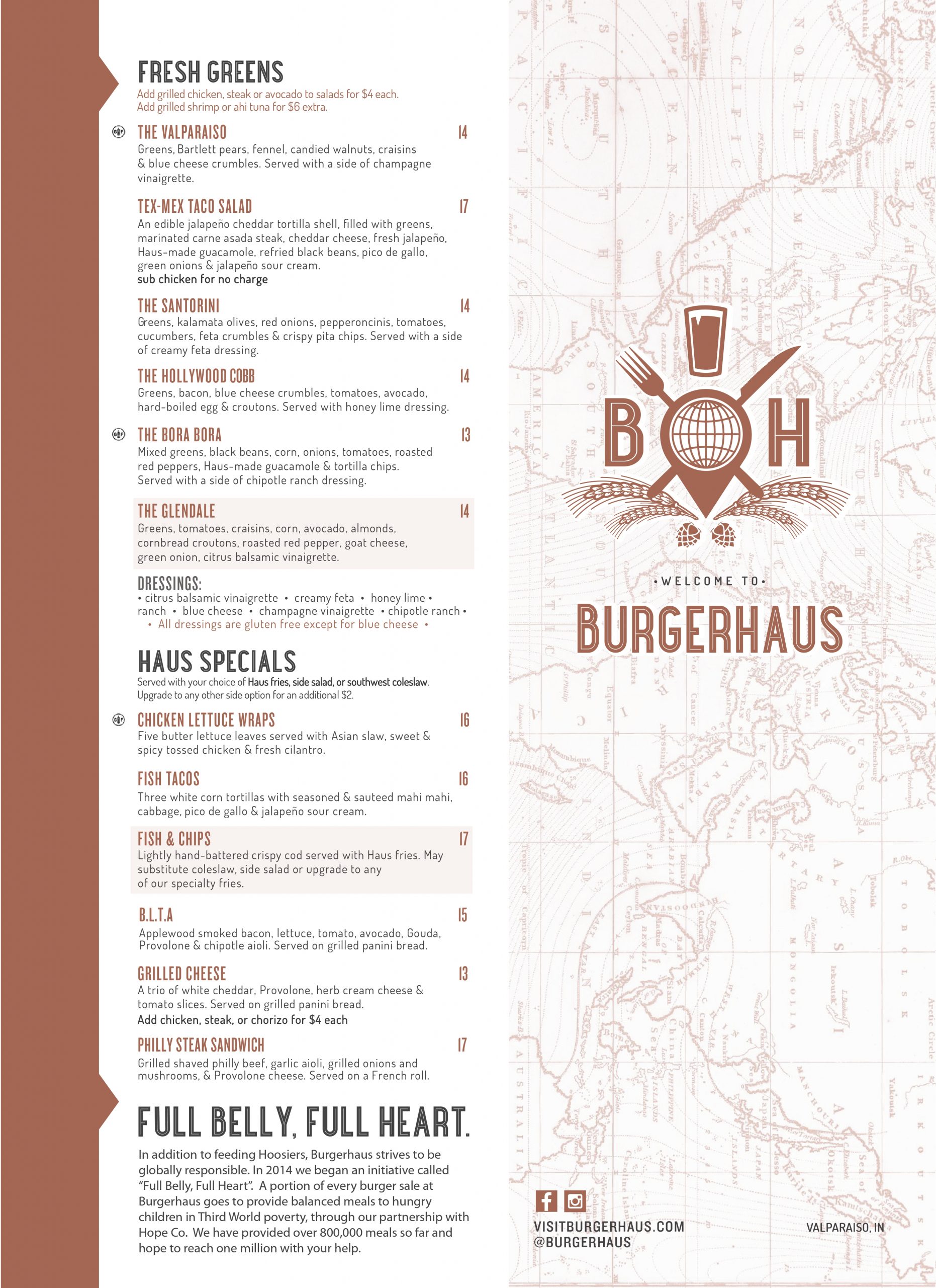 Burgerhaus Menu (Page 2)