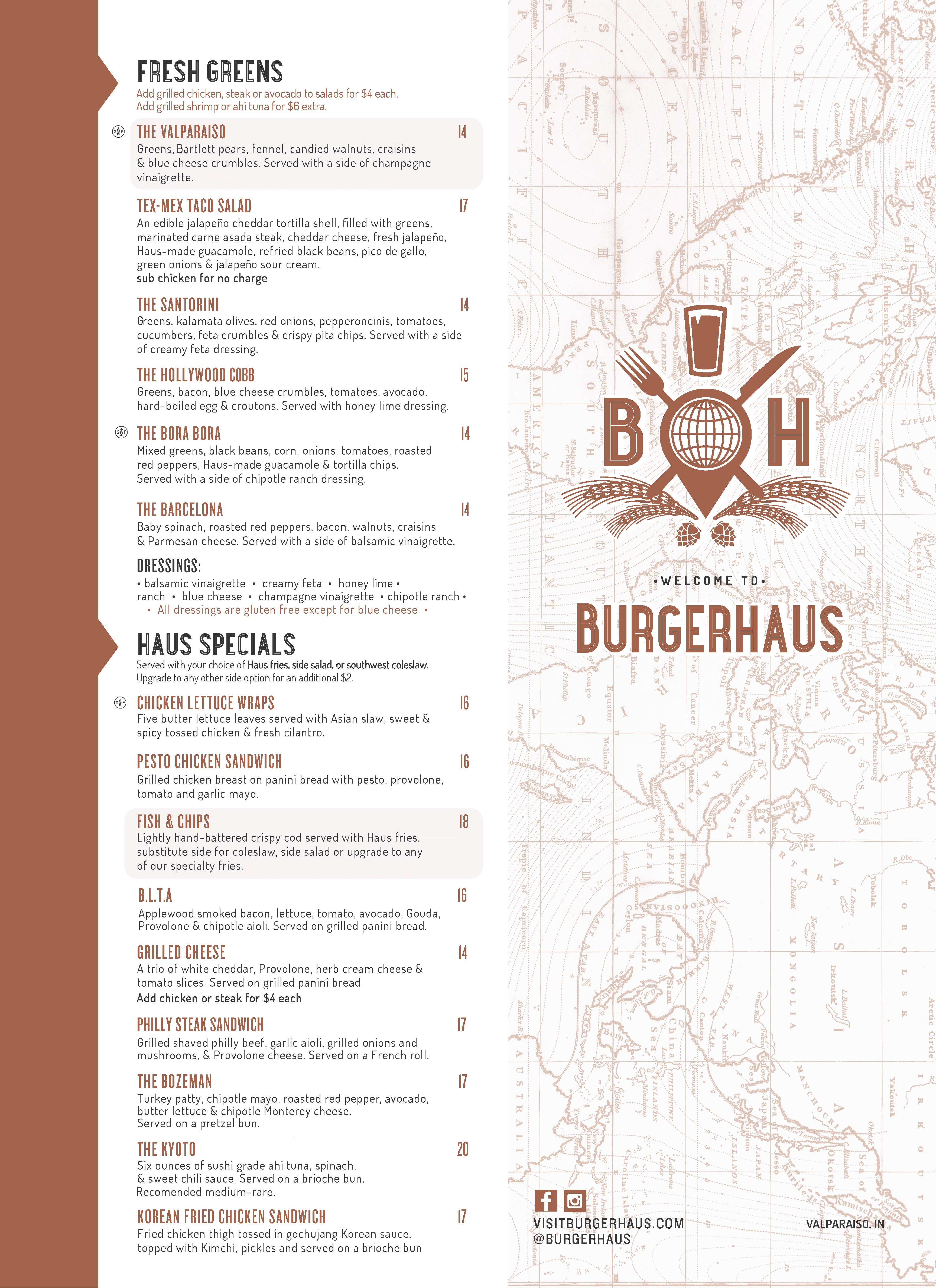 Burgerhaus Menu (Page 2)